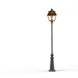 Avenue 2 09 | Messing Mastleuchte mit klarer Raumwirkung Roger Pradier